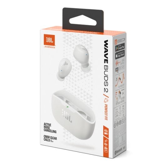 Auriculares JBL inalámbricos Bluetooth 5.3 mit ANC und Weiß