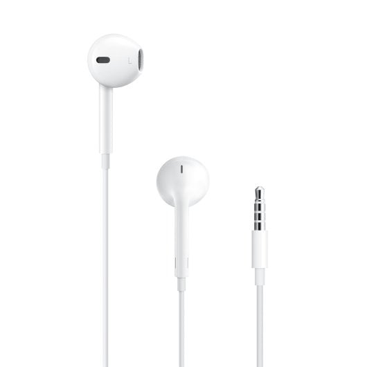 Auriculares Apple com fio com microfone e controlo de volume, jack 3,5 mm, branco