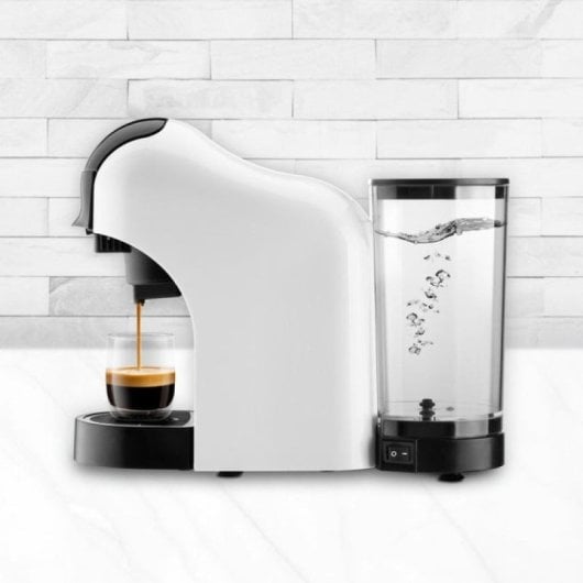 Cafetera Multicápsula Ufesa Bellagio 3 en 1 15 bares 1400W control táctil blanco
