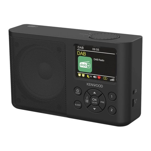 Rádio Kenwood CR-M33DAB-B DAB+ FM Bluetooth Preto Rádio Kenwood CR-M33DAB-B DAB+ FM Bluetooth Preto