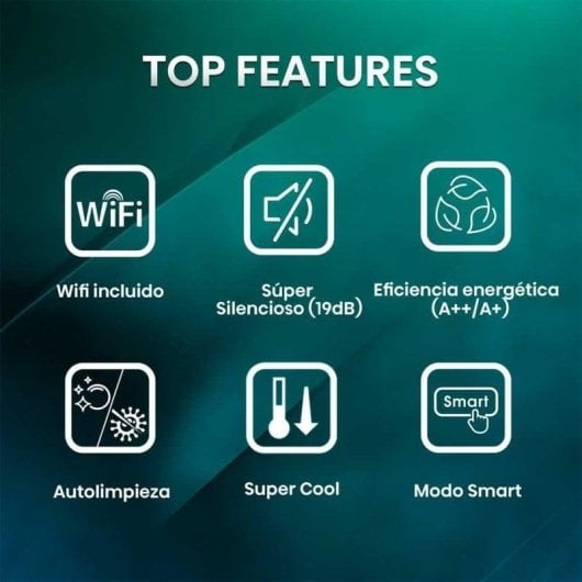 Ar Condicionado Hisense KC35LR03 Split Inverter WiFi 2765 Frigorias A++ LED