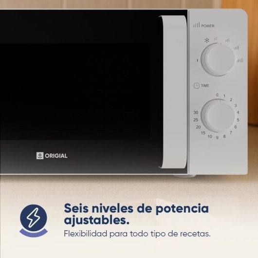 Four à micro-ondes avec grill INFINITYHEAT ESSENTIAL GRILL original 20 L blanc