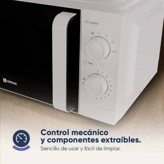 Four à micro-ondes avec grill INFINITYHEAT ESSENTIAL GRILL original 20 L blanc