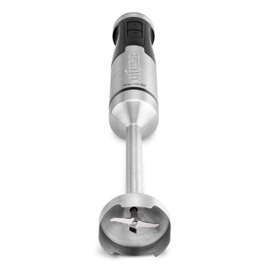 Batidora de inmersión Ufesa 70105980 1500W Turbo 4 cuchillas acero Capacidad 0,7L Negro/Inox