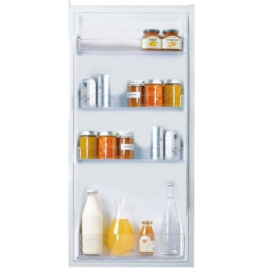 Frigorifero da incasso Candy CTM516EW Due porte 143 cm 242 l Classe E Bianco Porte reversibili Vetro temperato