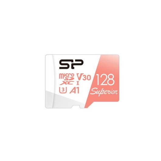 Cartão MicroSDXC Silicon Power Superior 128GB 100MB/s V30 UHS-I Resistente