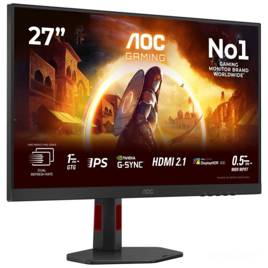 Monitor AOC U27G4R 27" 3840x2160 1ms 320Hz HDR400 USB 3.2 Gen 1 Monitor AOC U27G4R 27" 3840x2160 1ms 320Hz HDR400 USB 3.2 Gen 1
