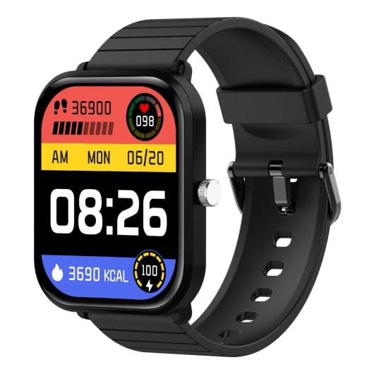 Smartwatch Celly TRAINERMATE2BK 2.01" IP67 Negro Cámara Pulsómetro Bluetooth