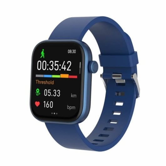Denver SW-XYZ Bluetooth AMOLED Smartwatch 1,85″ Bildschirm Gesundheit Multisport Blau