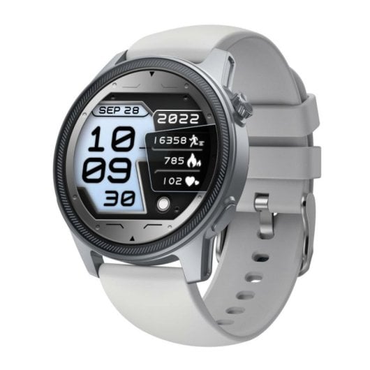 Denver Smartwatch Bluetooth Ecrã AMOLED Cinzento IP67 Monitor de Saúde 5 dias de autonomia