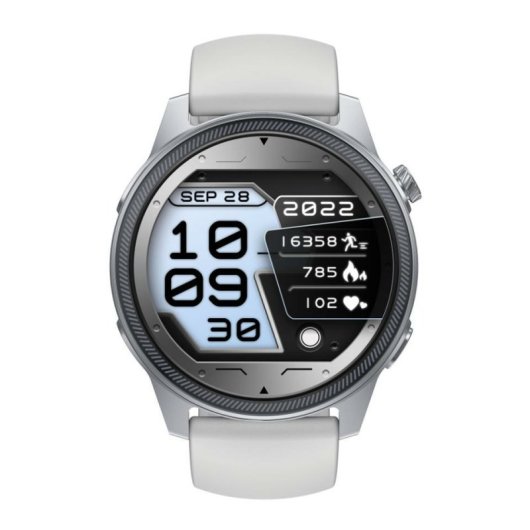 Denver Smartwatch Bluetooth Ecrã AMOLED Cinzento IP67 Monitor de Saúde 5 dias de autonomia