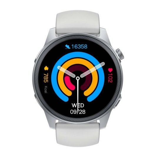 Denver Smartwatch Bluetooth Ecrã AMOLED Cinzento IP67 Monitor de Saúde 5 dias de autonomia