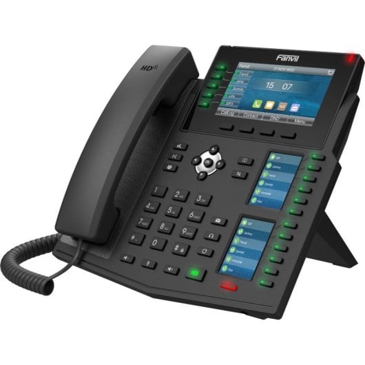 Teléfono IP Fanvil 20 líneas LCD 4.3? WiFi Bluetooth PoE Gigabit 60 teclas