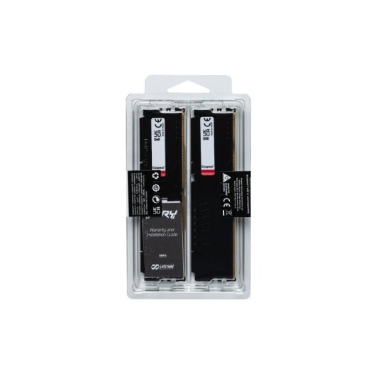 Kit de mémoire RAM Kingston 64 Go DDR5 6000 MT/s 2 x 32 Go FURY Beast