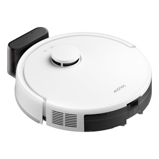 Aspirador robot sem saco MOVA Tech E20 branco com bateria de 3200 mAh, 260 min, 0,33 L de pó, 0,245 L de água