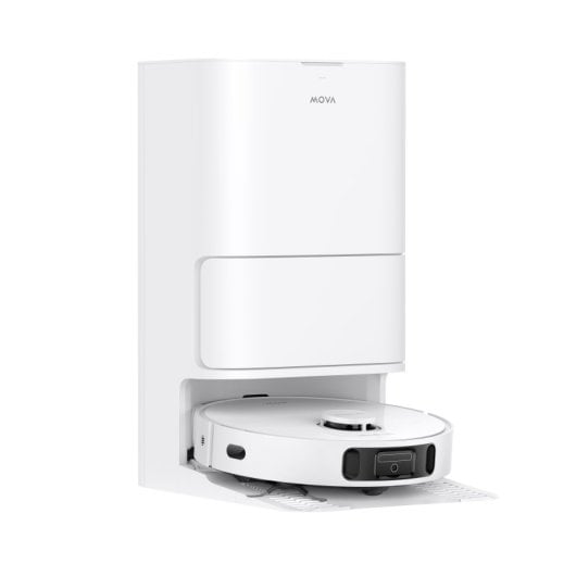 Aspirateur robot MOVA Tech E30ULTRA avec station de charge et purification, 5 200 mAh, autonomie de 260 min