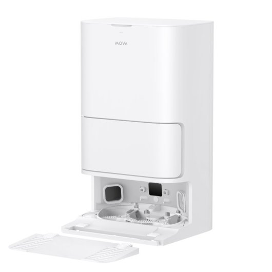 Aspirateur robot MOVA Tech E30ULTRA avec station de charge et purification, 5 200 mAh, autonomie de 260 min