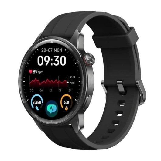 Realme Watch S2 Bluetooth 43mm AMOLED Preto Resistência Água 5ATM