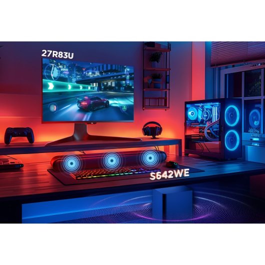 TCL 27R83U 27" 4K UHD 160Hz Mini-LED QLED HDR1400 Monitor FreeSync G-Sync USB-C