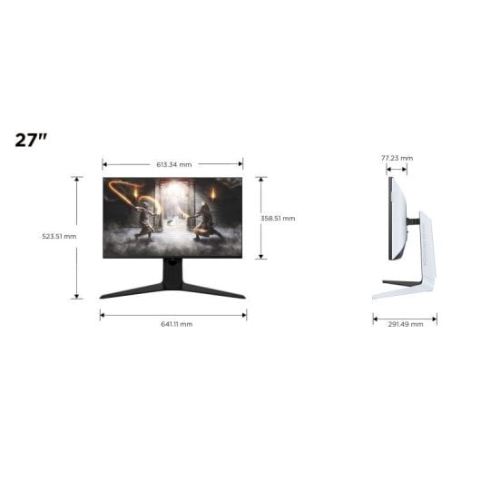 Monitor TCL 27R83U 27" 4K UHD 160Hz Mini-LED QLED HDR1400 FreeSync G-Sync USB-C
