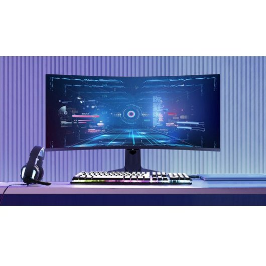 Moniteur TCL 34R83Q 34" Ultra WQHD 170 Hz Mini-LED QLED Incurvé VA KVM USB-C 90 W FreeSync G-Sync