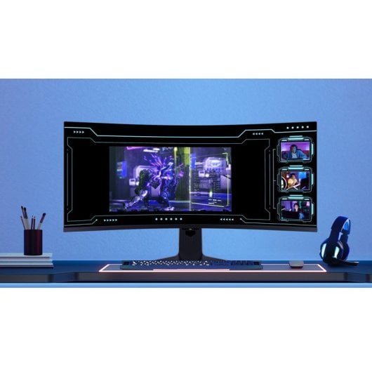 Moniteur TCL 34R83Q 34" Ultra WQHD 170 Hz Mini-LED QLED Incurvé VA KVM USB-C 90 W FreeSync G-Sync
