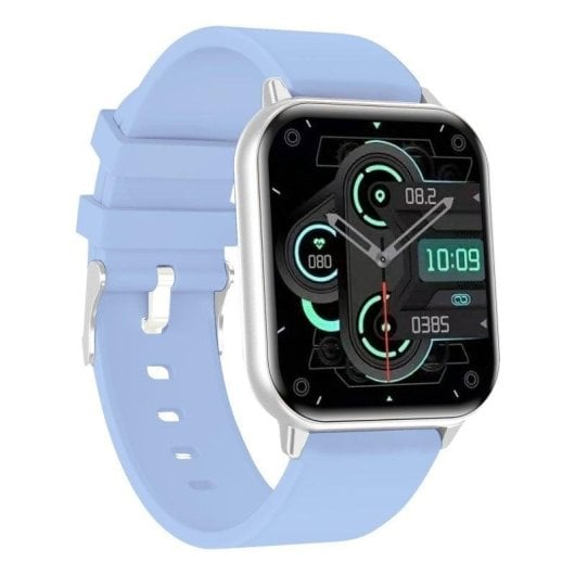 Trevi T-FIT 201 A Bluetooth 1.85" AMOLED Prateado Azul IP67 Pulsómetro Tensiómetro