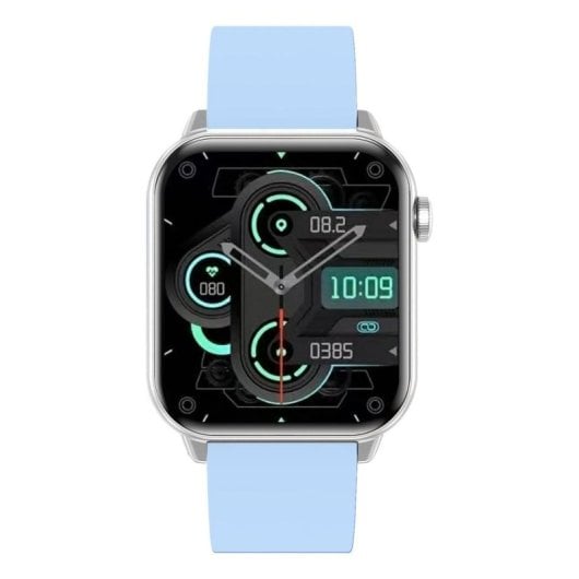 Trevi T-FIT 201 A Bluetooth 1.85" AMOLED Prateado Azul IP67 Pulsómetro Tensiómetro