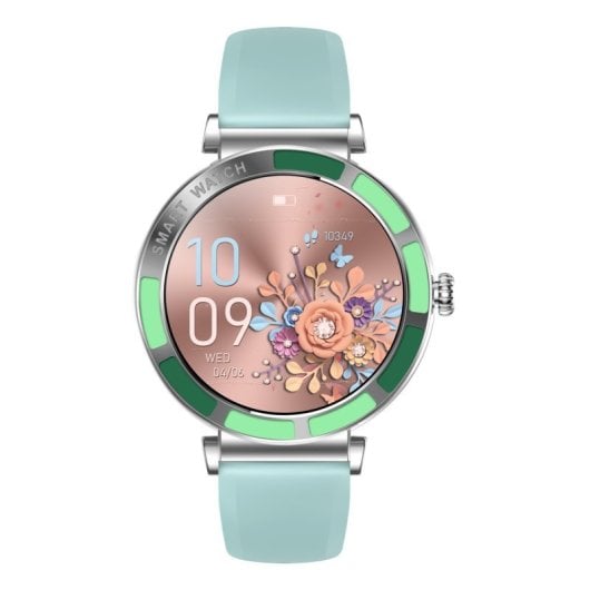 Smartwatch Trevi IP67 Bluetooth 5.0 Altavoz Sensor Cardíaco Verde Metálico Resistente al Agua
