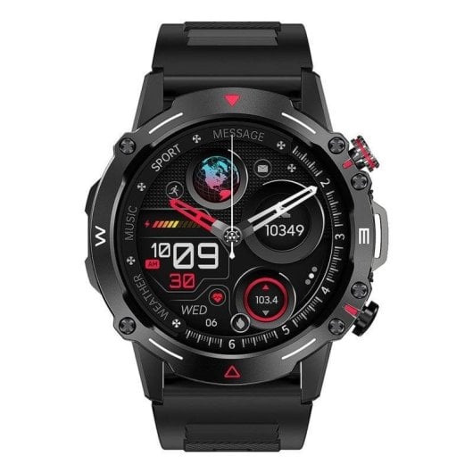 Trevi T-FIT 510 A Bluetooth 43mm AMOLED Preto IP68 SpO2 Pulsómetro Tensiómetro Microfone