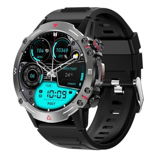 Trevi T-FIT 510 A Bluetooth 43mm AMOLED Preto IP68 SpO2 Pulsómetro Tensiómetro Microfone