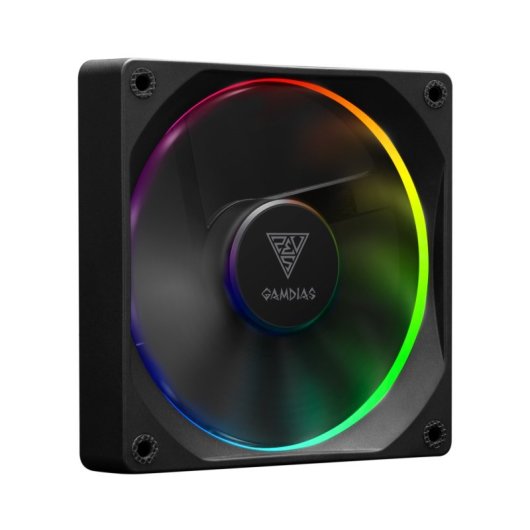 Ventilateur supplémentaire Gamdias Aeolus M3 RGB 120 mm 2000 tr/min avec ARGB PWM et pack de 4 unités