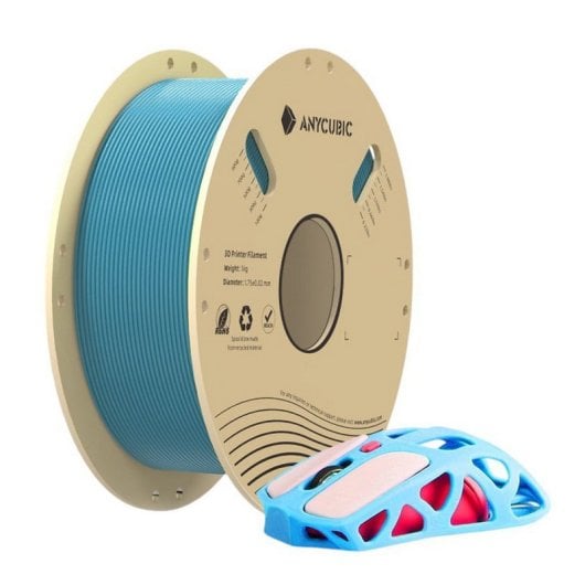 Filamento para impresora 3D Anycubic Pantone PLA 4 Colores Diámetro 1,75mm RFID 1kg/carrete