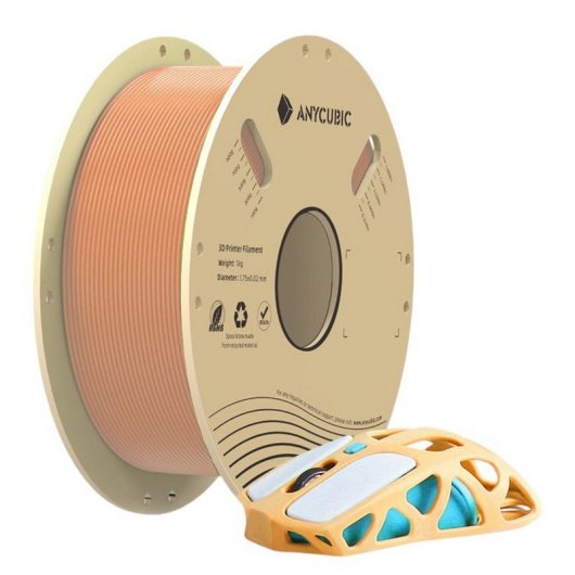 Filamento para impresora 3D Anycubic Pantone PLA 4 Colores Diámetro 1,75mm RFID 1kg/carrete