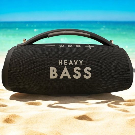 Altavoces Karawan Portátil Bass-33 Bluetooth Alta Potencia Graves Profundos Subwoofer