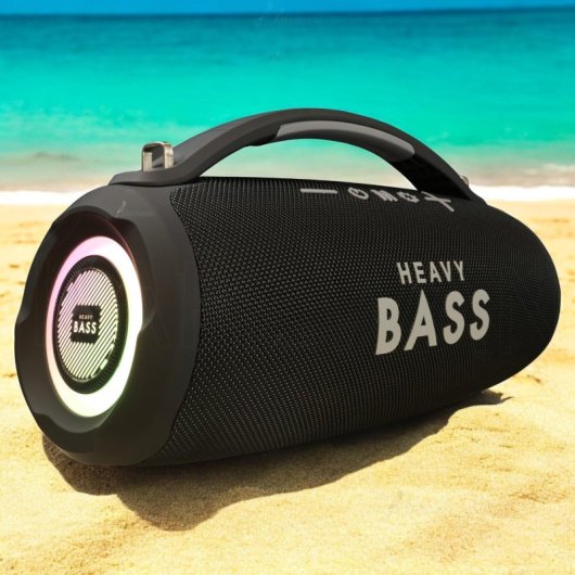 Altavoces Karawan Portátil Bass-33 Bluetooth Alta Potencia Graves Profundos Subwoofer