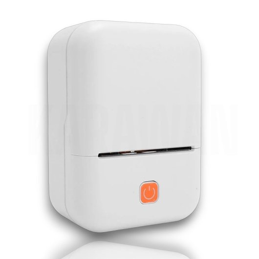 Impresora Térmica Portátil Bluetooth Karawan L con batería recargable y soporte etiquetas