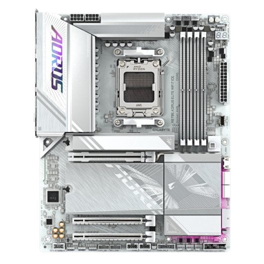 Carte mère Gigabyte X870E ATX AM5 X870E AORUS ELITE WIFI7 ICE DDR5 PCIe 5.0 WiFi 7