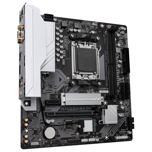 Carte mère Gigabyte B650 AMD B650 AM5 Micro ATX B650M GAMING WIFI6E DDR5 Wi-Fi 6E 2,5 GbE