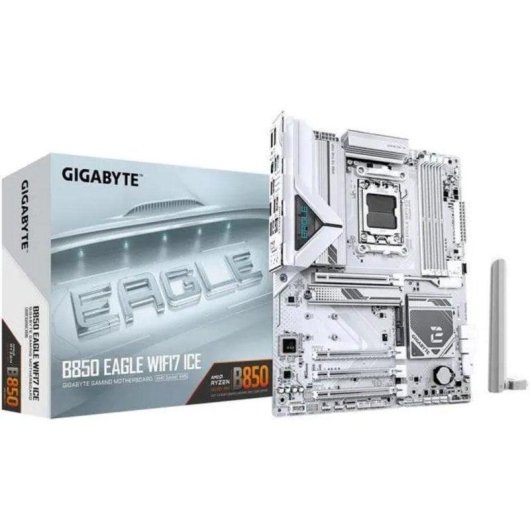 Placa Base Gigabyte B850 Eagle WIFI7 ICE Zócalo AM5 ATX PCIe 5.0 DDR5 8200MHz