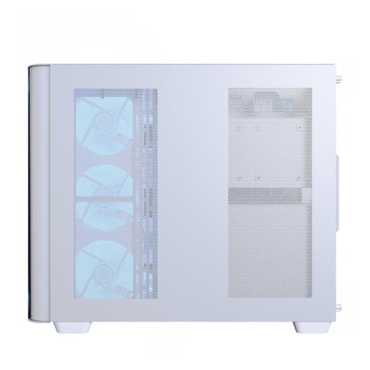 AeroCool P500C Boîtier PC Blanc avec 4 Ventilateurs ARGB et Verre Trempé