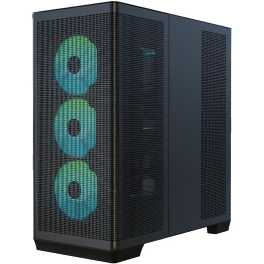 Carcasa APNX C1-R-BK-V1 Compacta Negro Midi Torre MicroATX/Mini-ITX Optimización Flujo de Aire