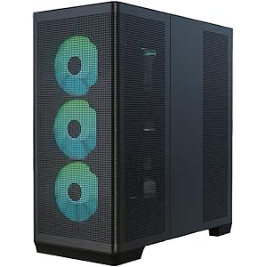 Carcasa APNX C1-R-BK-V1 Compacta Negro Midi Torre MicroATX/Mini-ITX Optimización Flujo de Aire