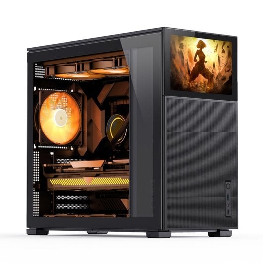 Caja PC Jonsbo D41 MESH Negra Midi Tower ATX/micro ATX/Mini-ATX Acero Gaming