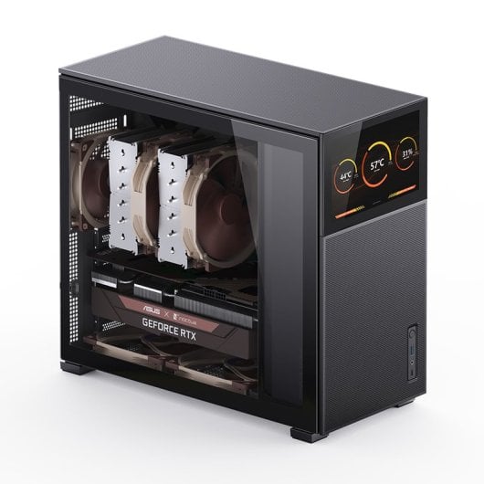 Caja PC Jonsbo D41 MESH Negra Midi Tower ATX/micro ATX/Mini-ATX Acero Gaming