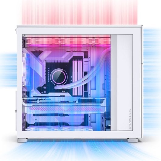 Caja Jonsbo D41 MESH Blanco ATX MicroATX Mini-ITX Acero Ventilación Gaming