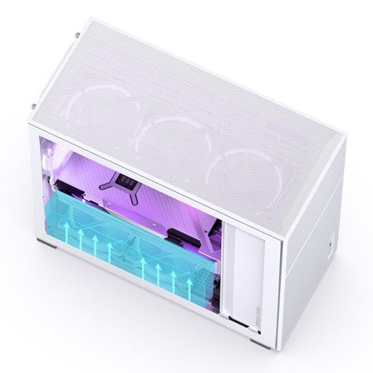 Caja Jonsbo D41 MESH Blanco ATX MicroATX Mini-ITX Acero Ventilación Gaming