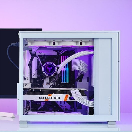 Caja Jonsbo D41 MESH Blanco ATX MicroATX Mini-ITX Acero Ventilación Gaming