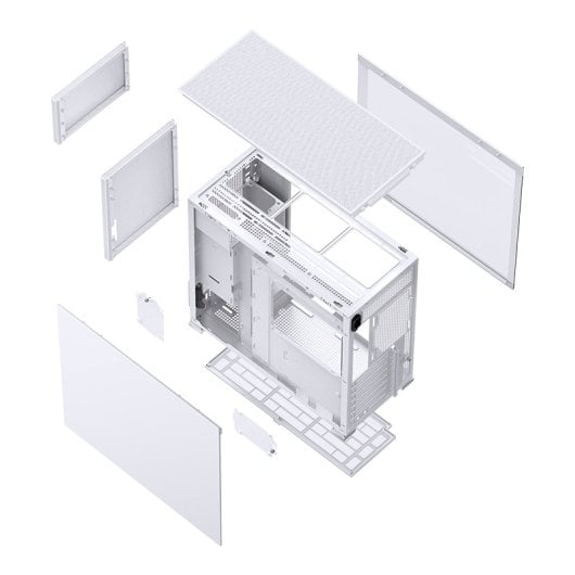 Caja Jonsbo D41 MESH Blanco ATX MicroATX Mini-ITX Acero Ventilación Gaming