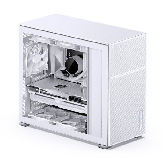 Caja Jonsbo D41 MESH Blanco ATX MicroATX Mini-ITX Acero Ventilación Gaming